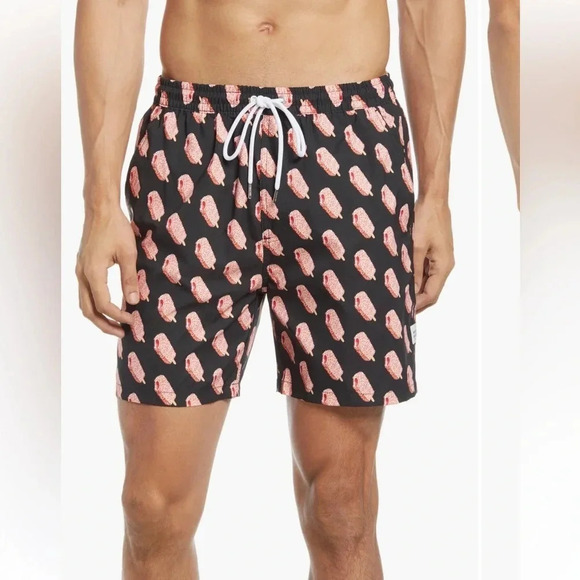 Public Art Men’s‎ Ice Cream Print Swim Trunks mesh Lined XXL 2XL NWT - Picture 1 of 9